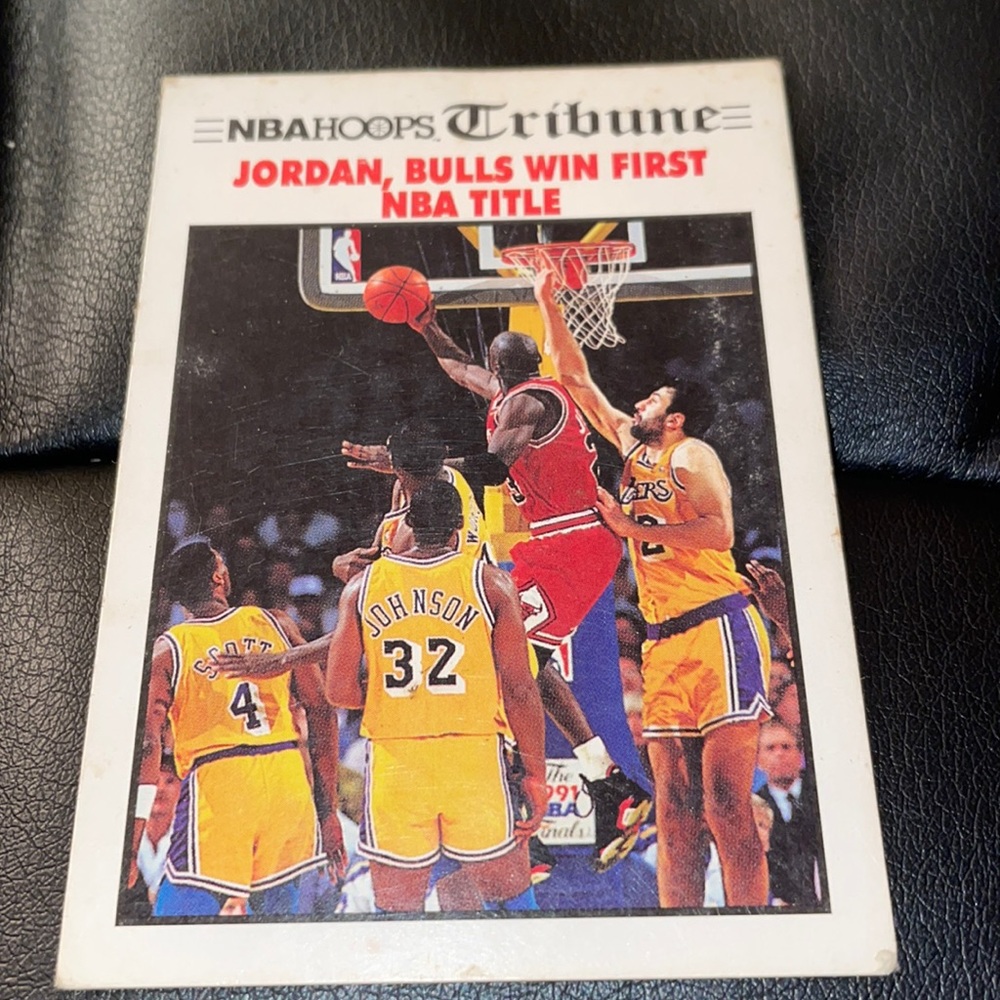 🔥Sale🔥A Collectors Card..Jordan..Bulls First NBA TITLE